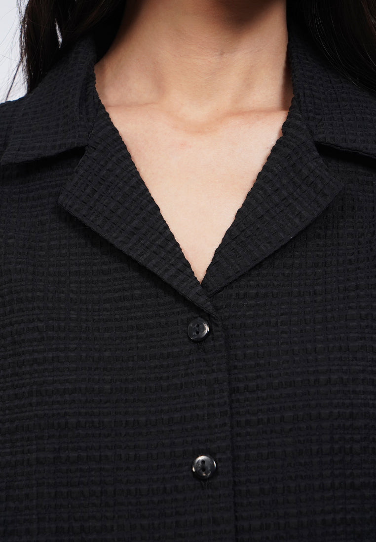 Oversized Boxy Shirt with Lapel