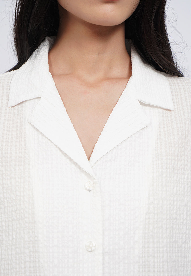 Oversized Boxy Shirt with Lapel