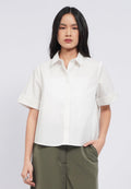 Short Sleeve Embroidered Blouse