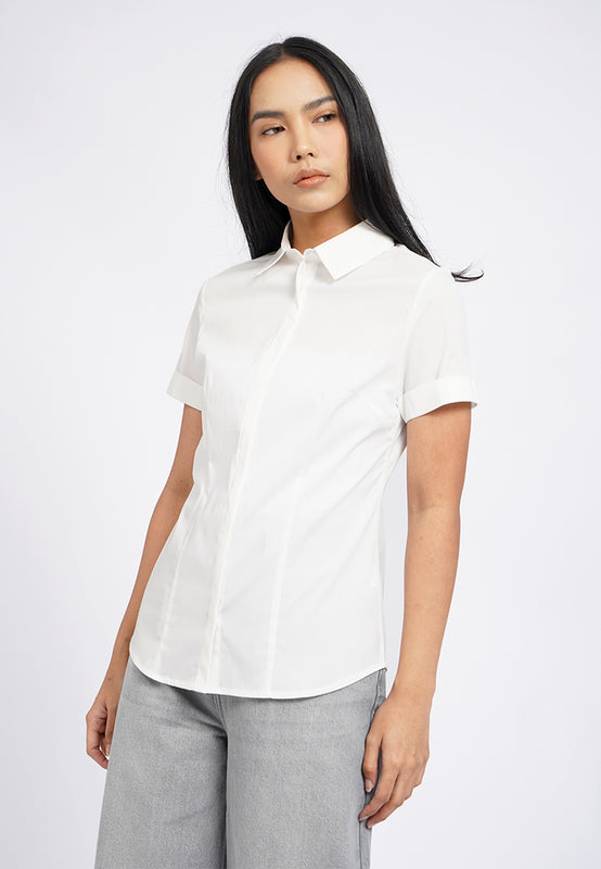 Short Sleeve Fitted Shirt