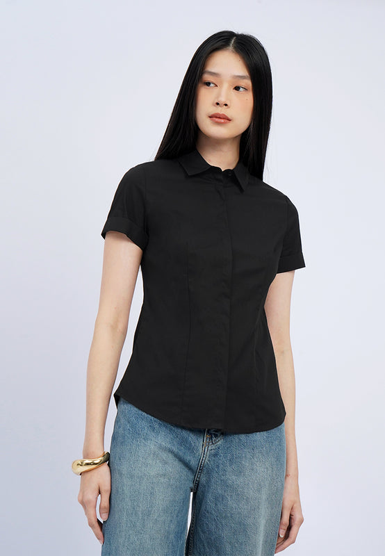 Short Sleeve Fitted Shirt
