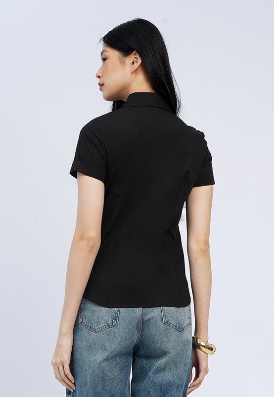 Short Sleeve Fitted Shirt
