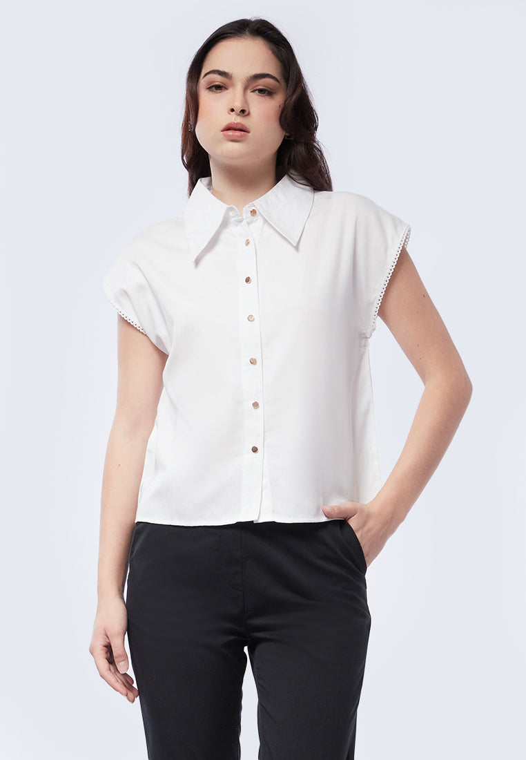Boxy Short Sleeve Blouse