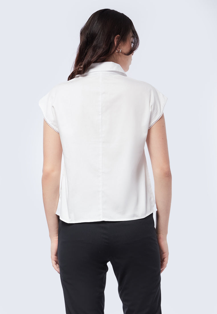 Boxy Short Sleeve Blouse