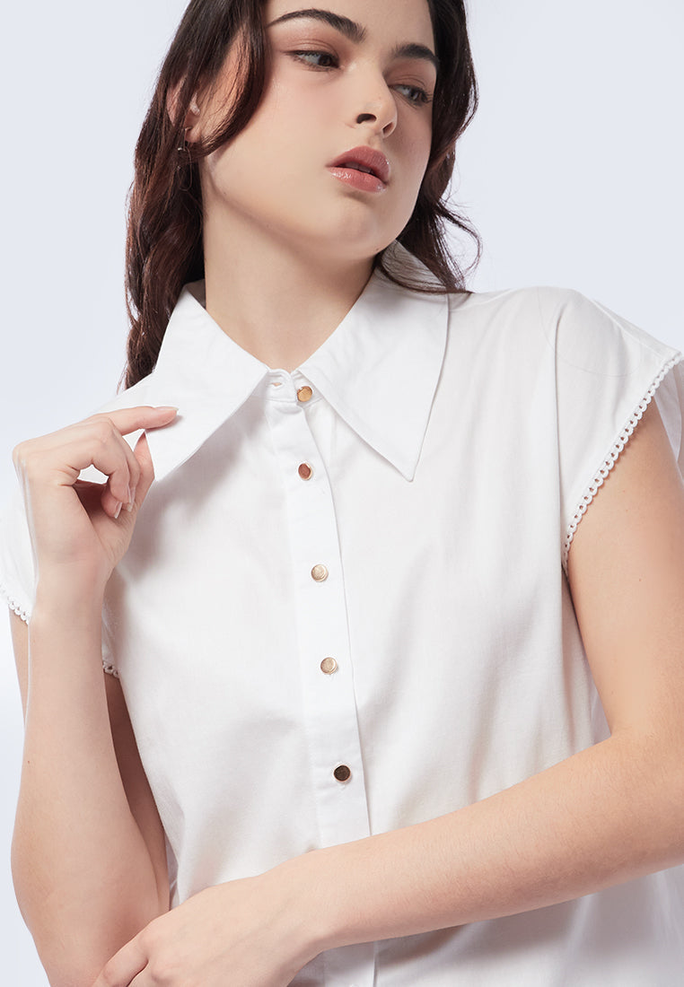Boxy Short Sleeve Blouse