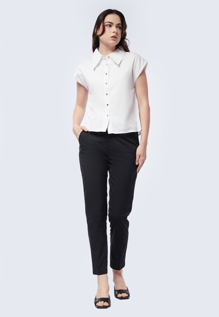 Boxy Short Sleeve Blouse