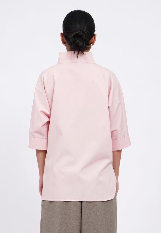 Asymmetric Placket Blouse