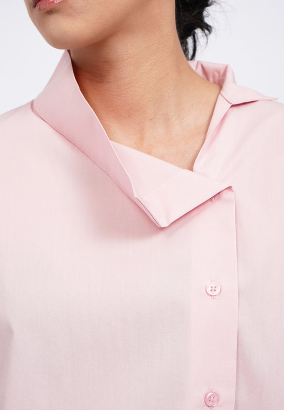 Asymmetric Placket Blouse