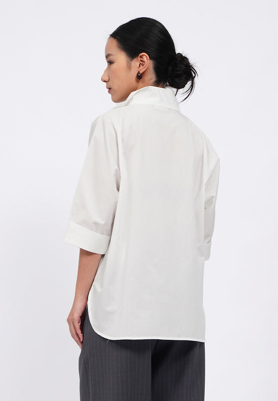 Asymmetric Placket Blouse