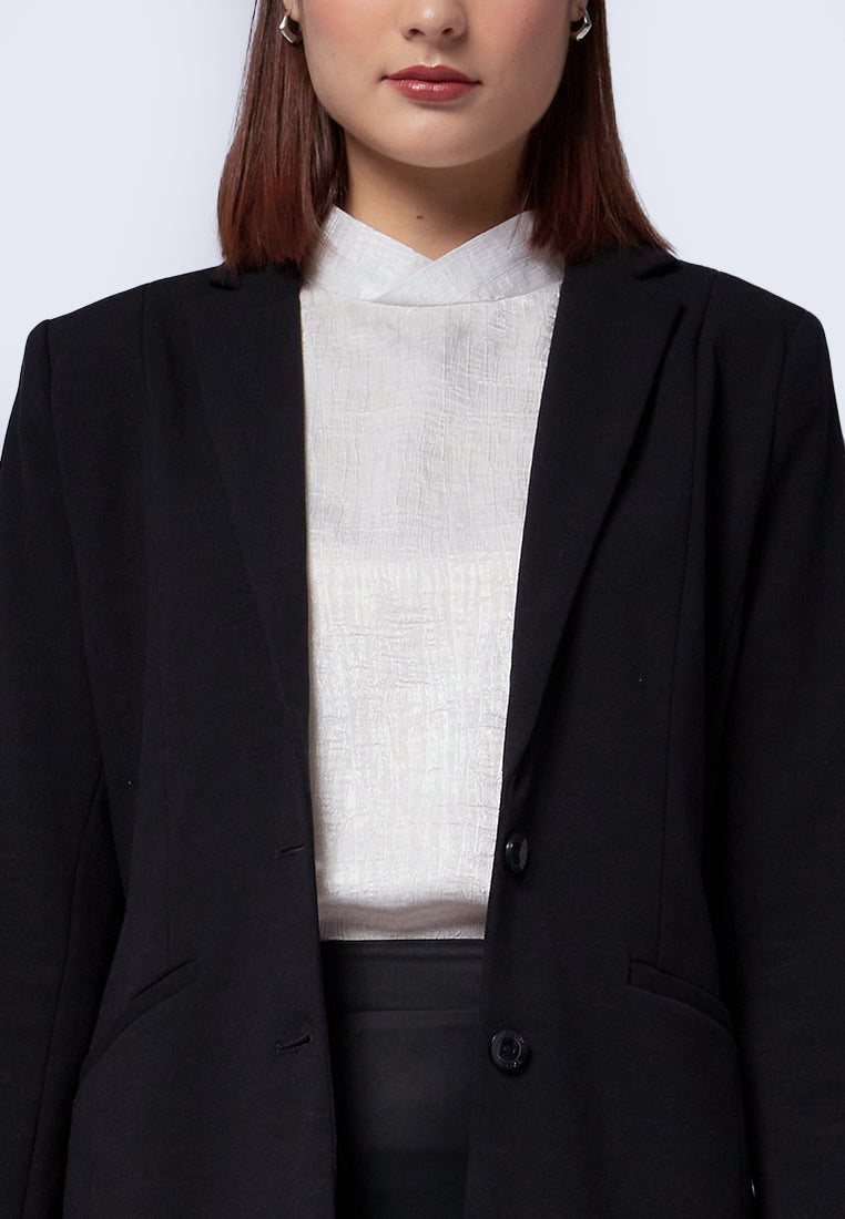 Regular Fit Long Sleeve Blazer