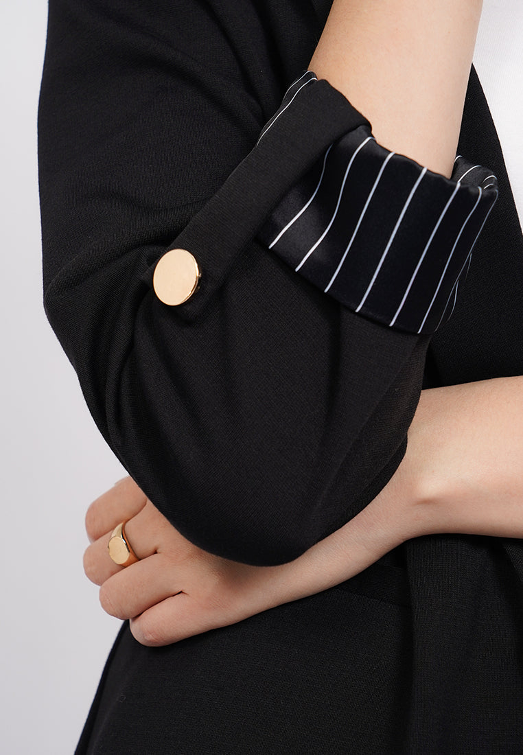 Straight Cut Long Sleeve Blazer
