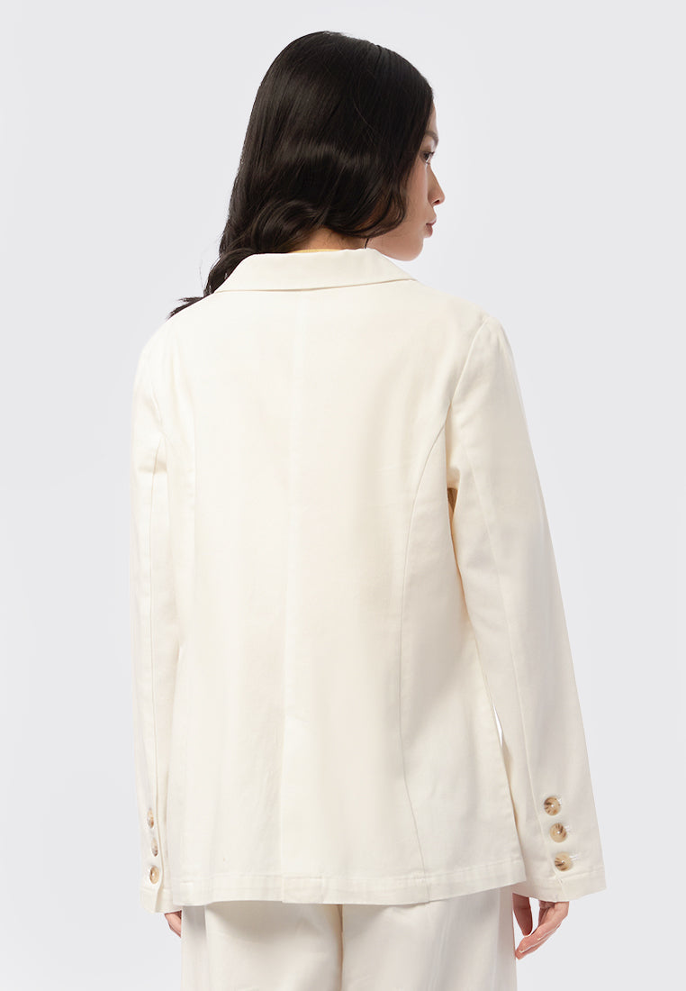 Regular Fit Long Sleeve Blazer