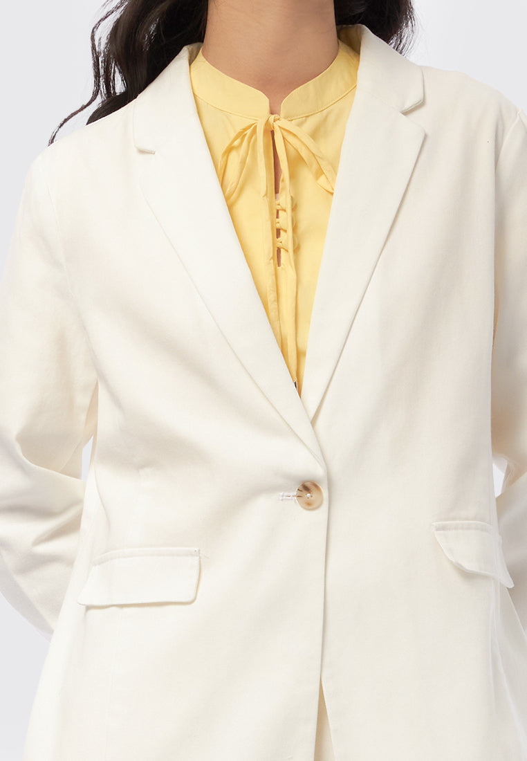 Regular Fit Long Sleeve Blazer