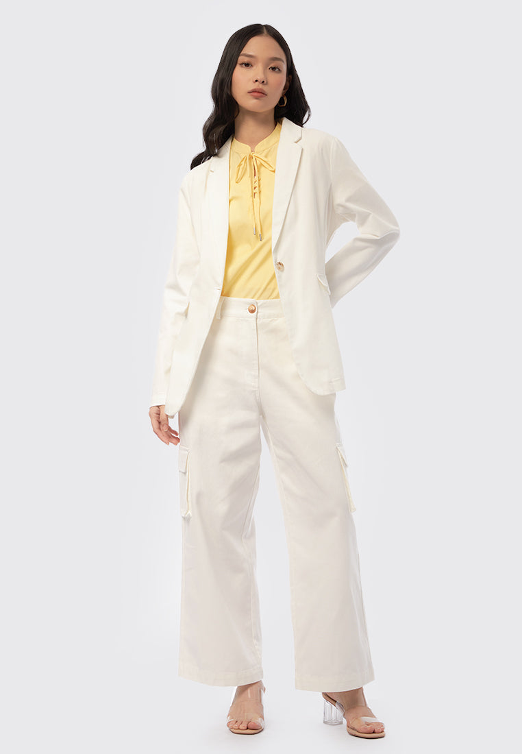 Regular Fit Long Sleeve Blazer