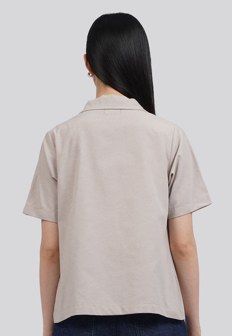 Boxy Short Sleeve Blazer