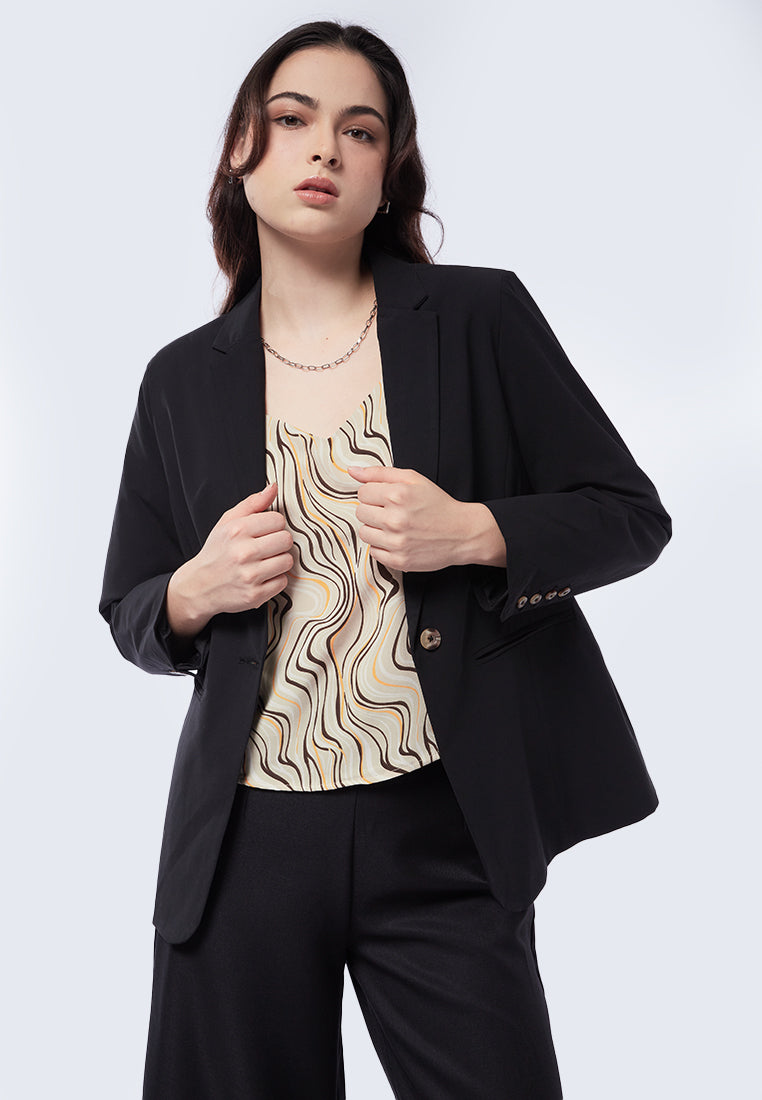 Regular Fit Blazer with Lapel