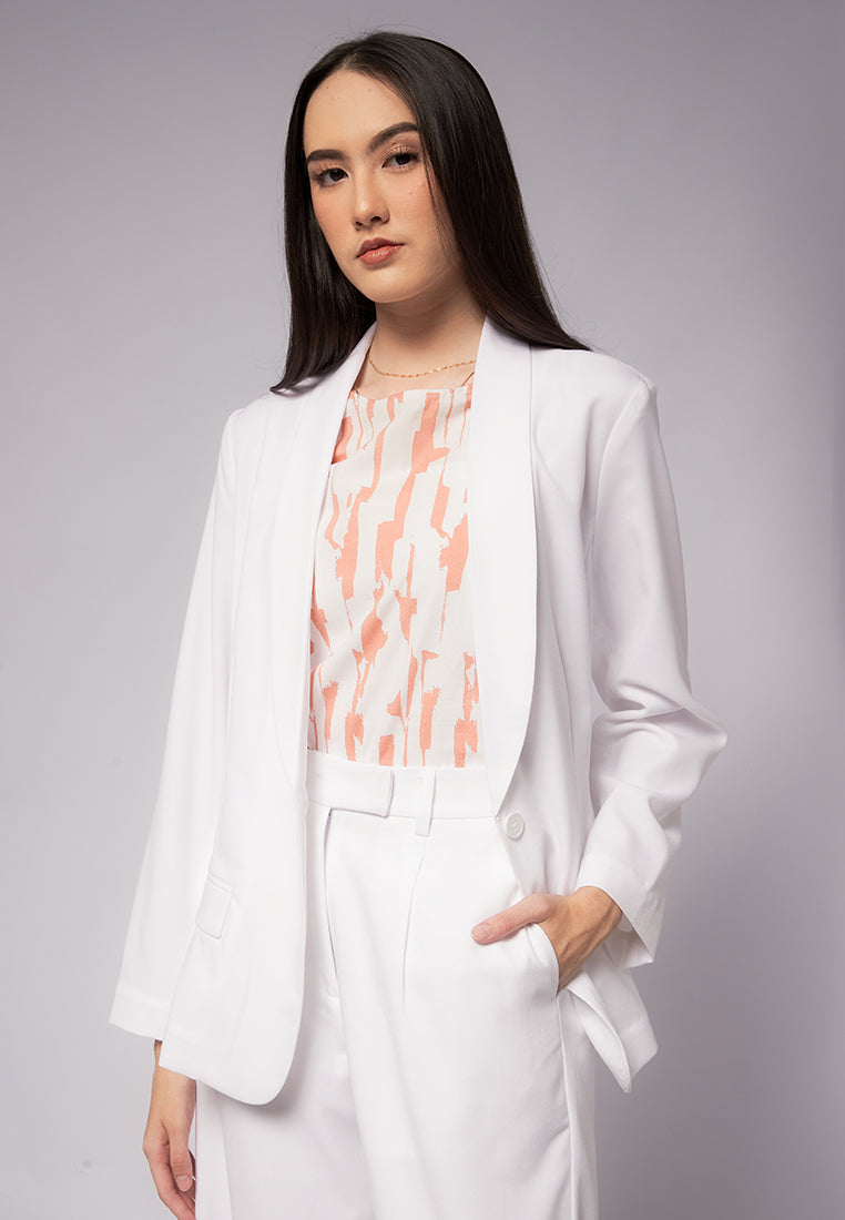 Regular Fit Shawl Lapel Blazer