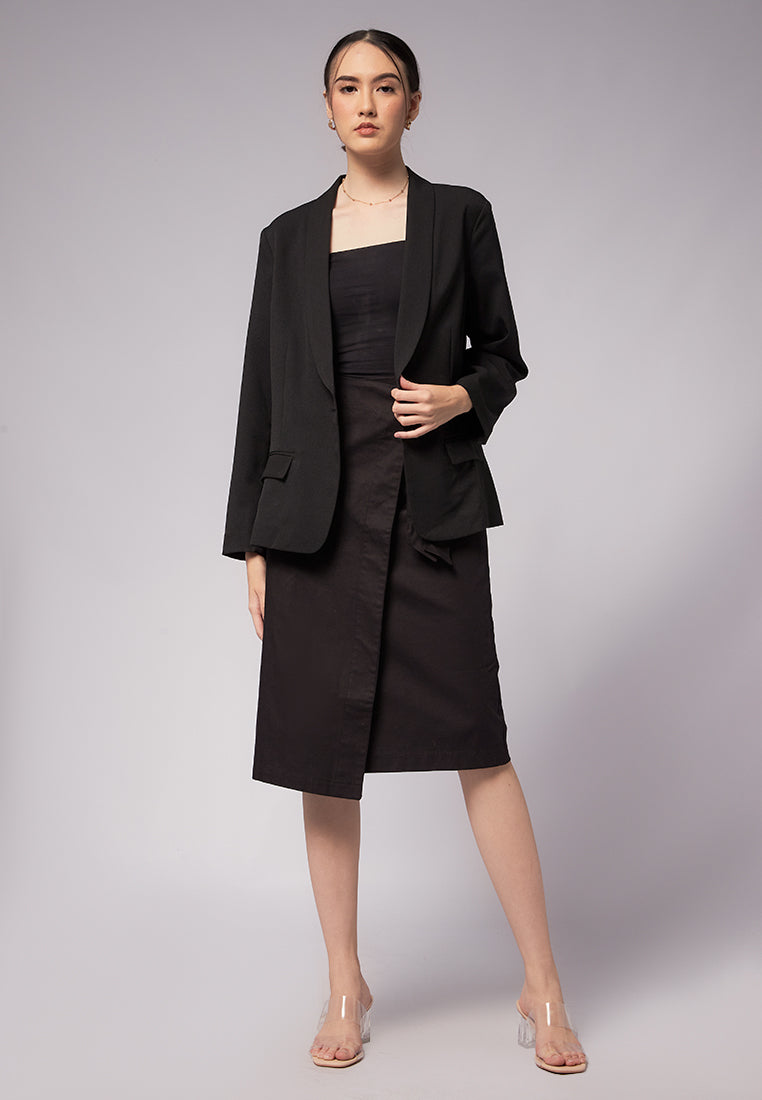 Regular Fit Shawl Lapel Blazer