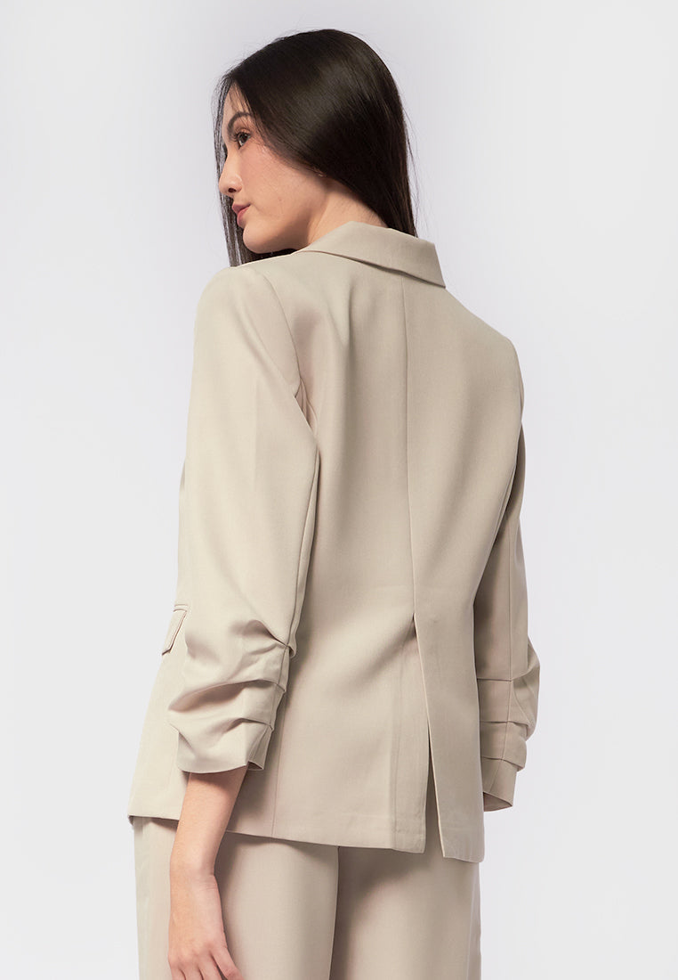 Regular Fit Long Sleeve Blazer