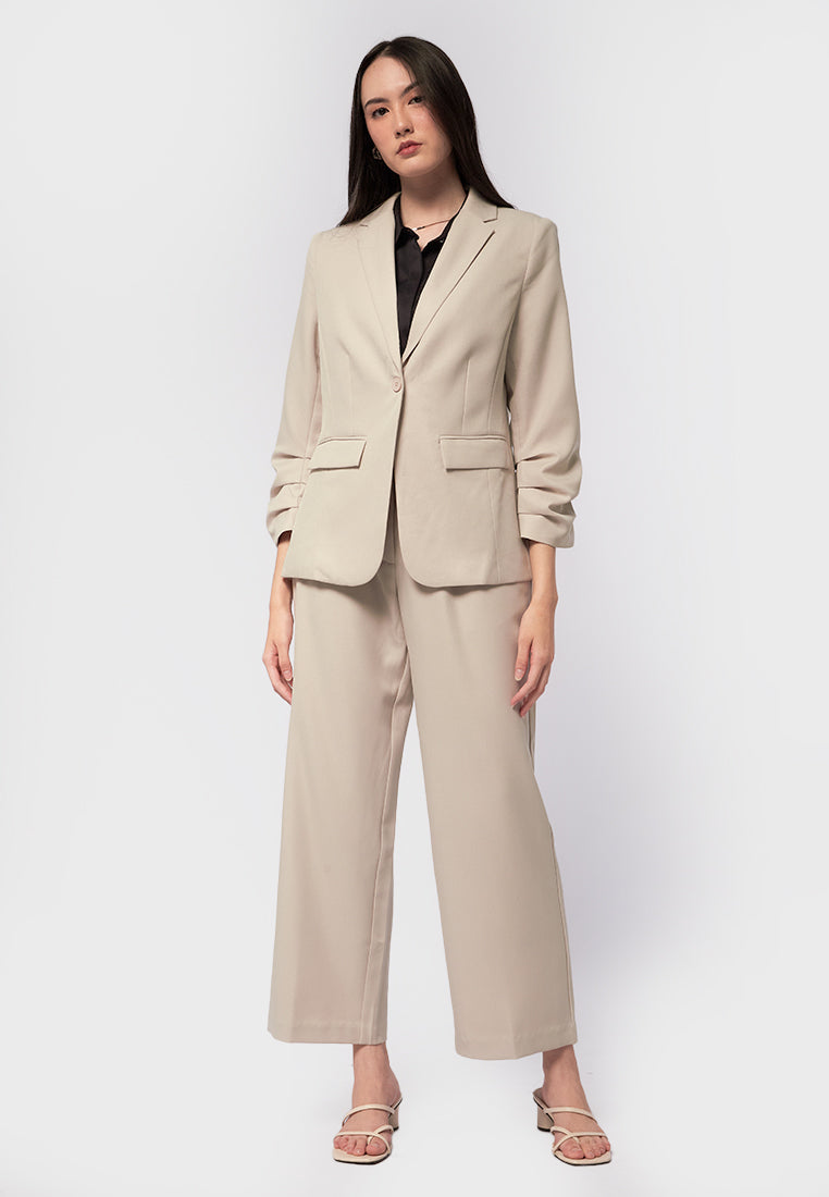 Regular Fit Long Sleeve Blazer