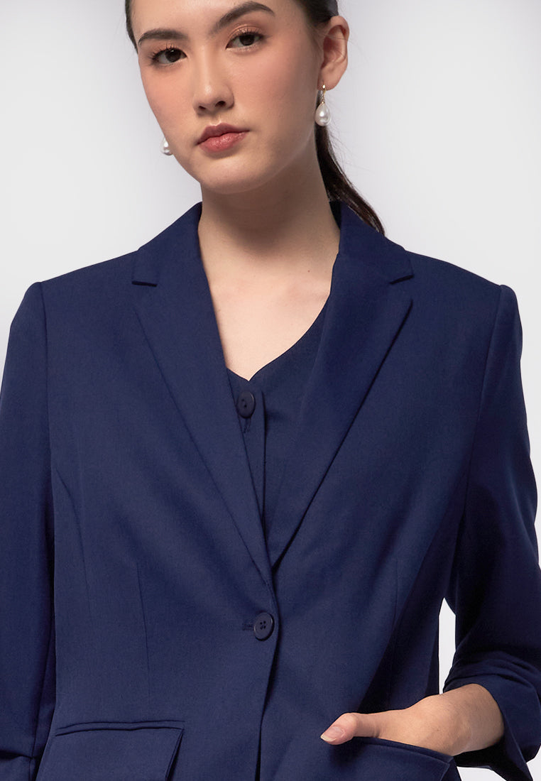 Regular Fit Long Sleeve Blazer