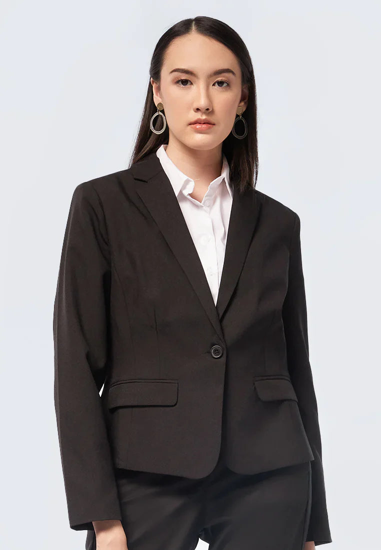 Regular Fit Single Breasted Blazer