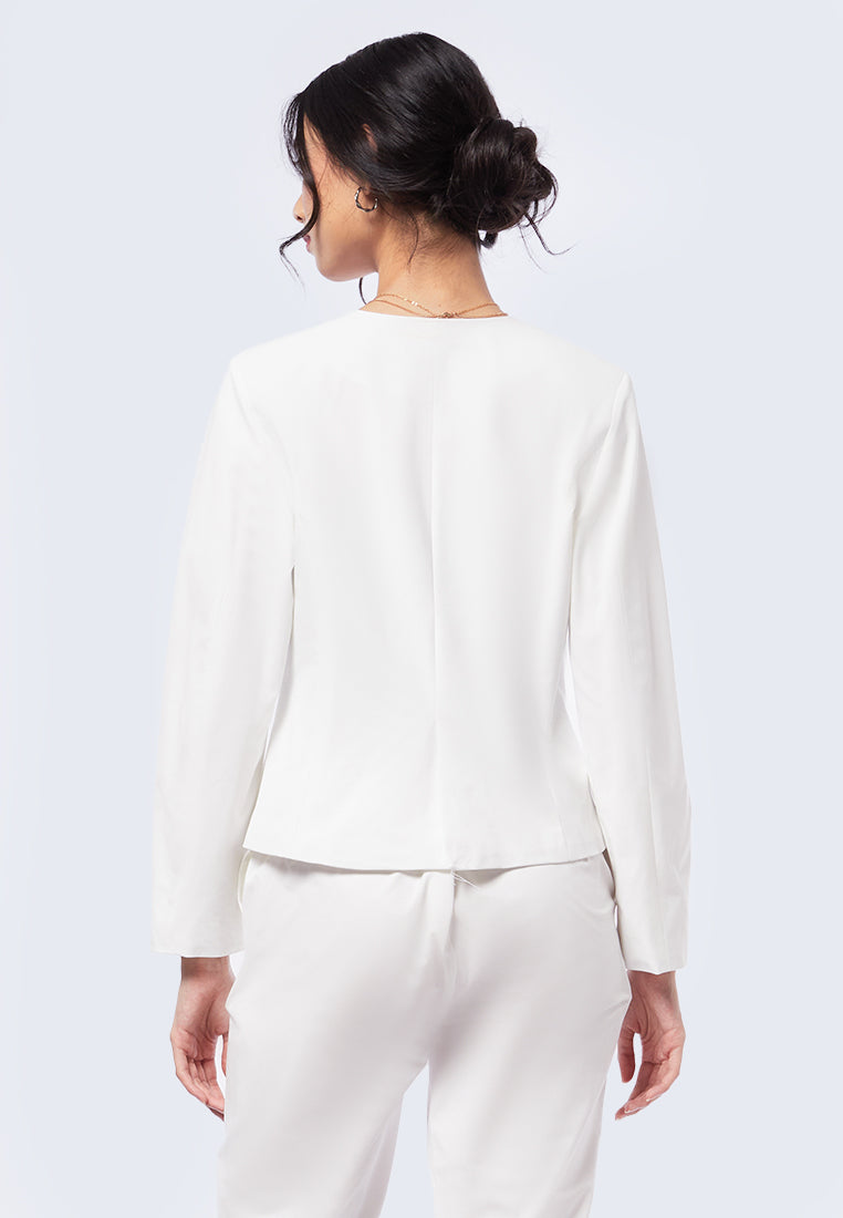 Long Sleeve Fitted Blazer