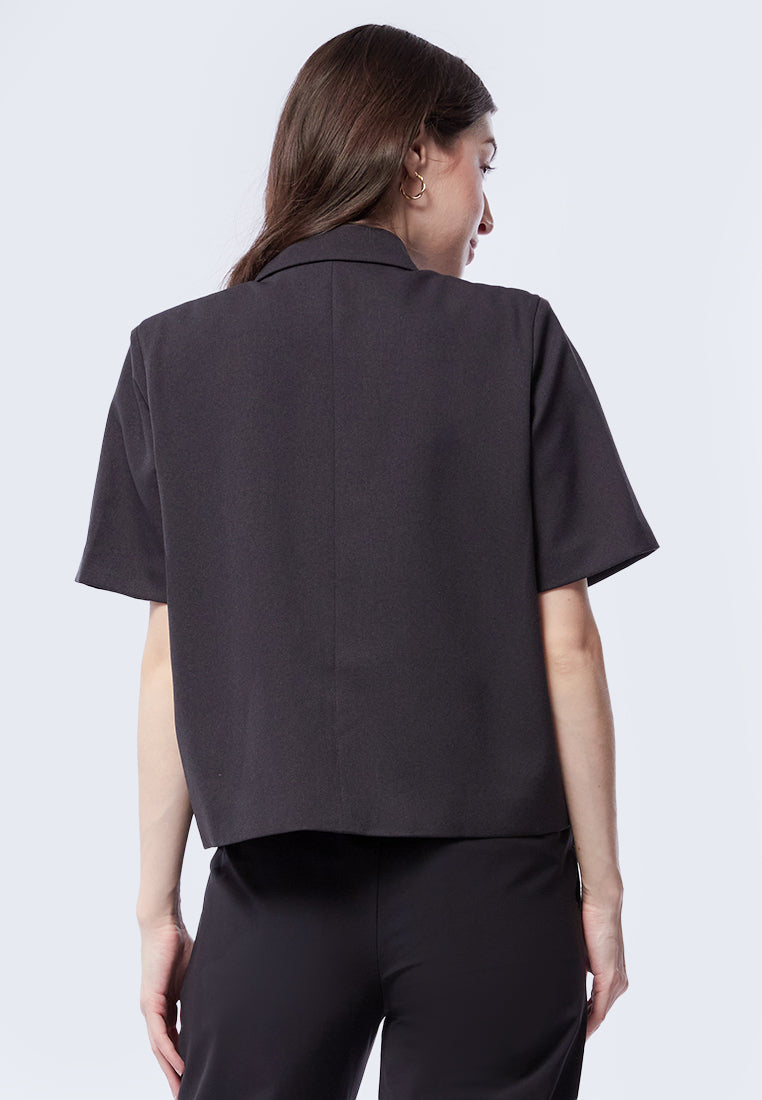 Relaxed Short Sleeve Blazer