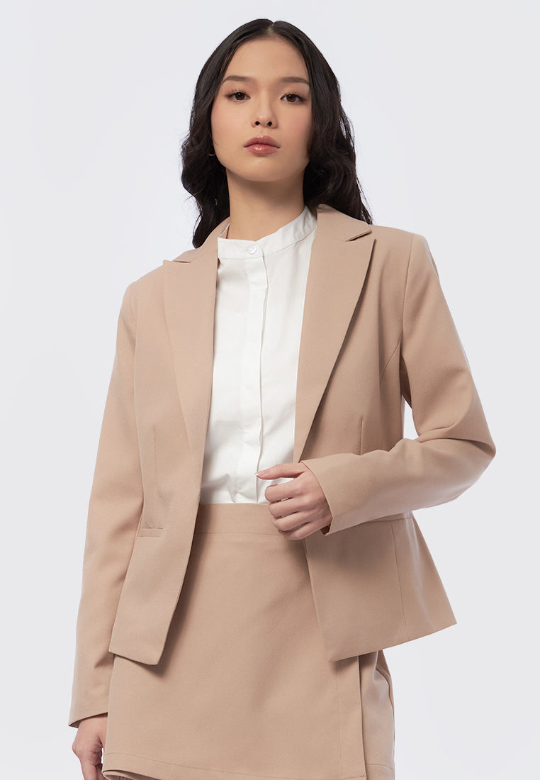 Tailored Long Sleeve Blazer