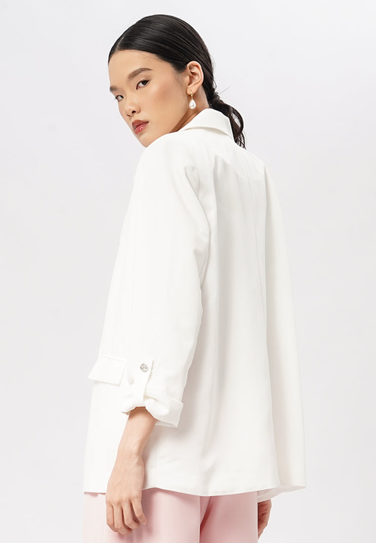 Rolled up Sleeve Blazer