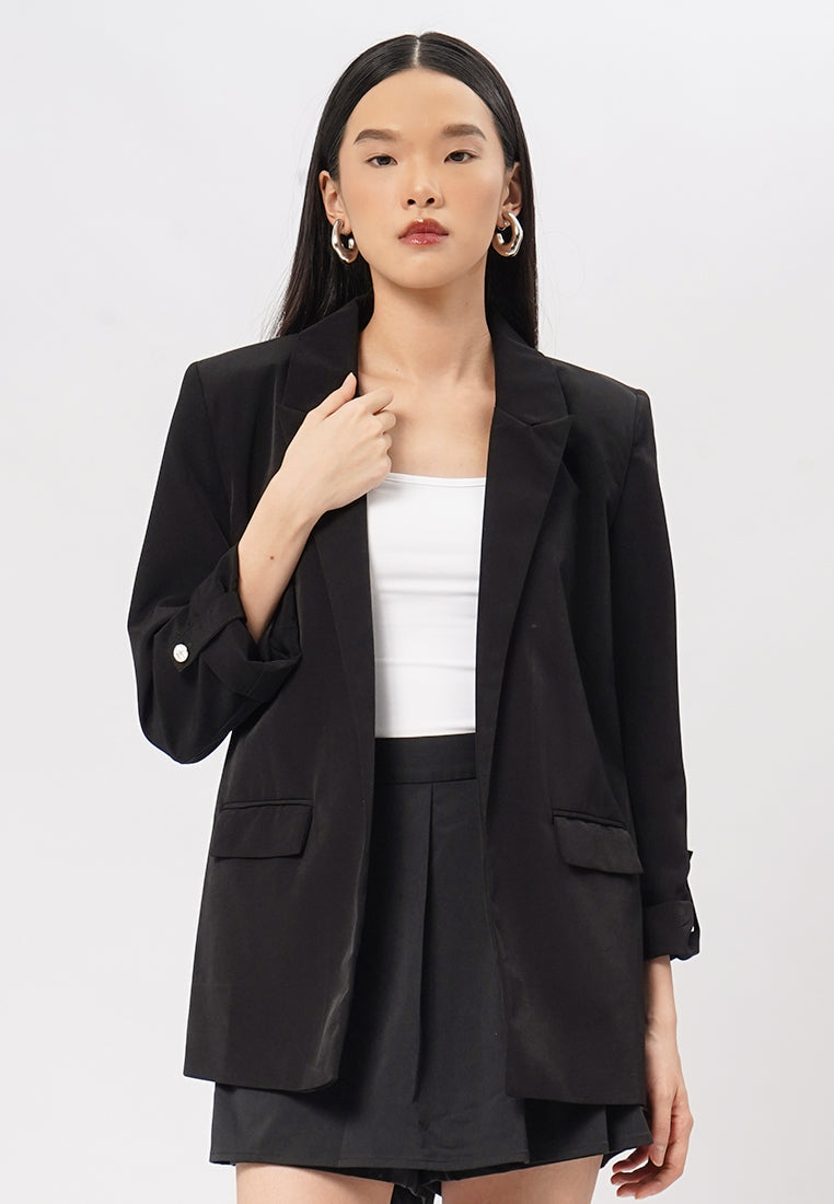 Rolled up Sleeve Blazer