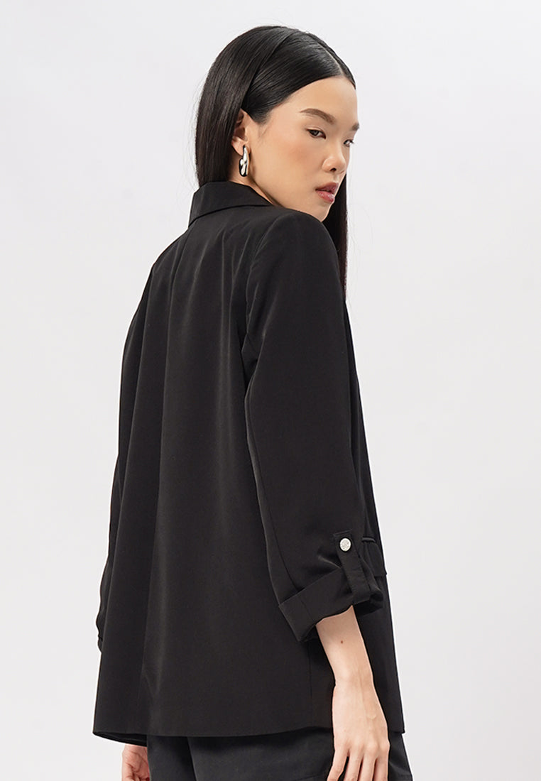 Rolled up Sleeve Blazer