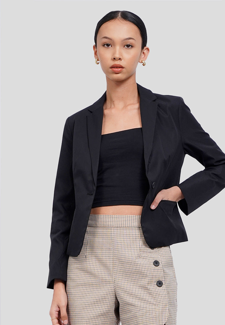Regular Stretch Long Sleeve Blazer