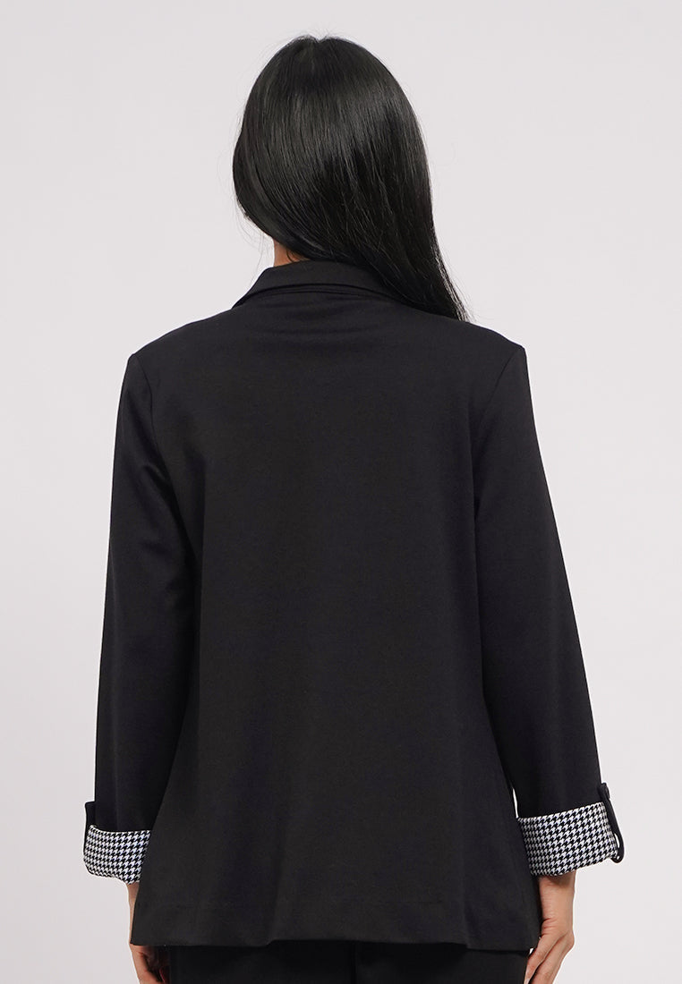Regular Fit Roll Up Sleeve Blazer