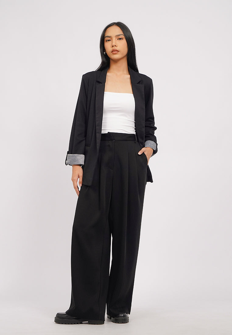 Regular Fit Roll Up Sleeve Blazer