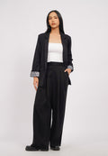 Regular Fit Roll Up Sleeve Blazer