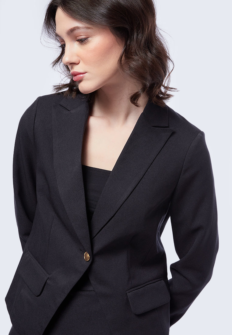 Regular Fit Double Pocket Blazer