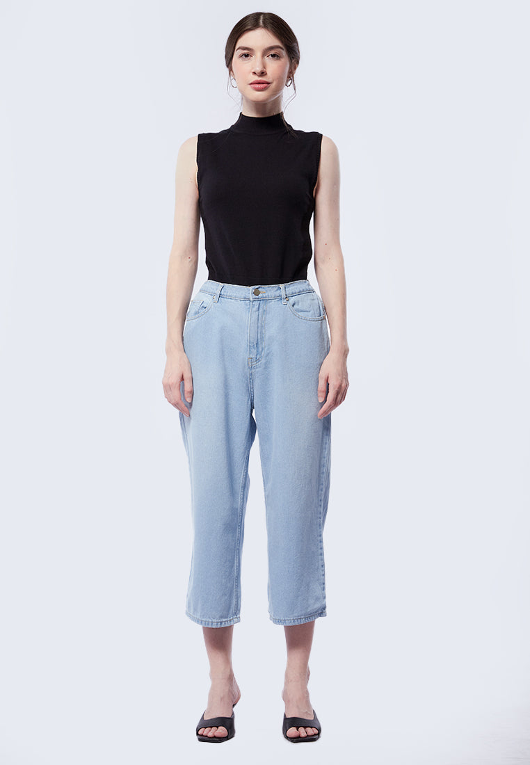 Regular Fit Denim Culottes