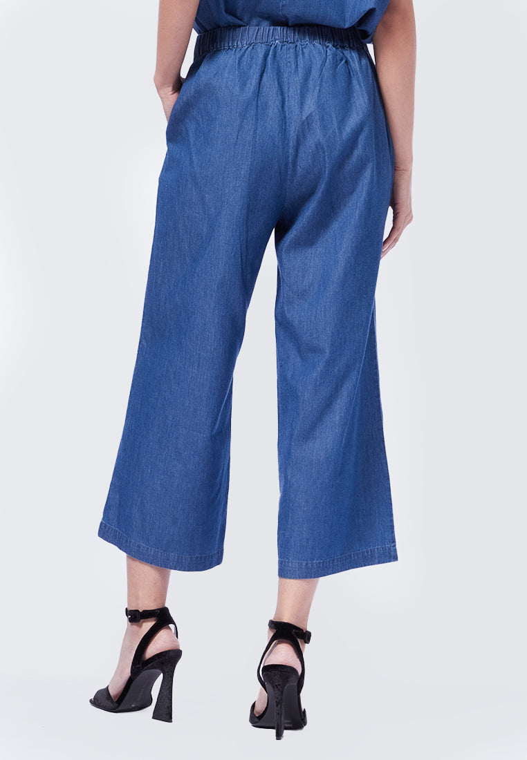 Elasticated Denim Culottes