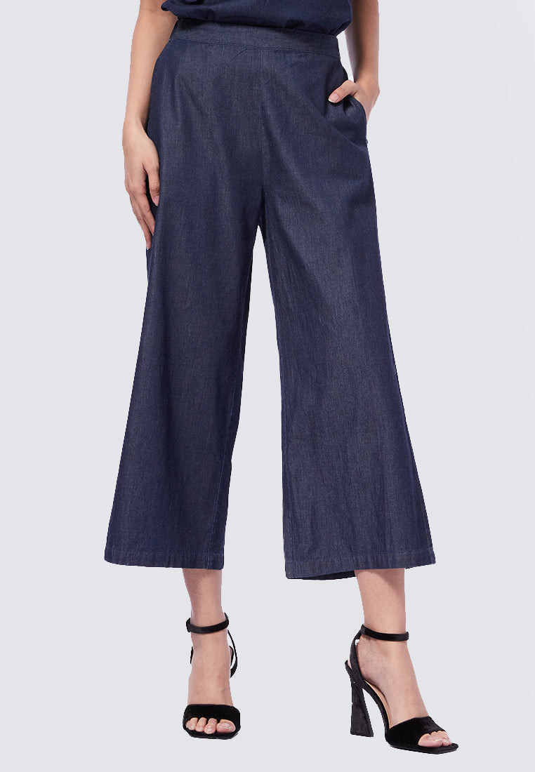 Elasticated Denim Culottes