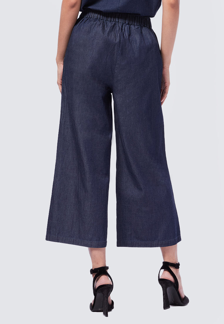 Elasticated Denim Culottes