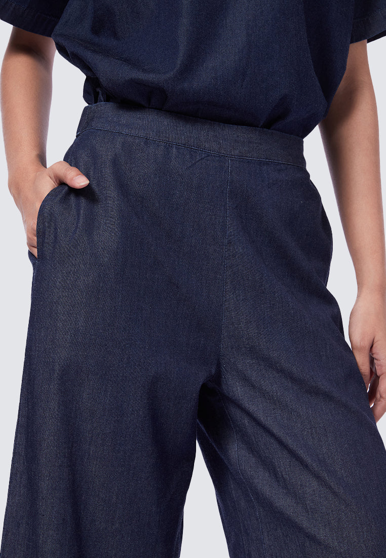 Elasticated Denim Culottes