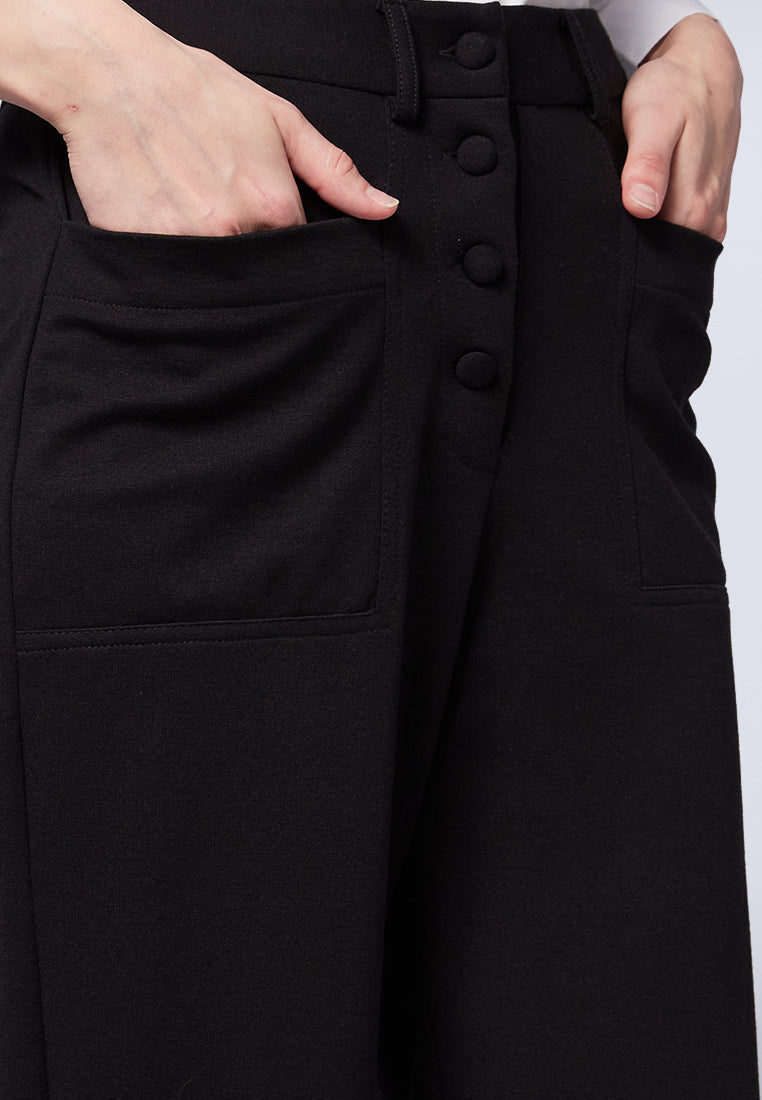 Button Up Culotte with Pocket