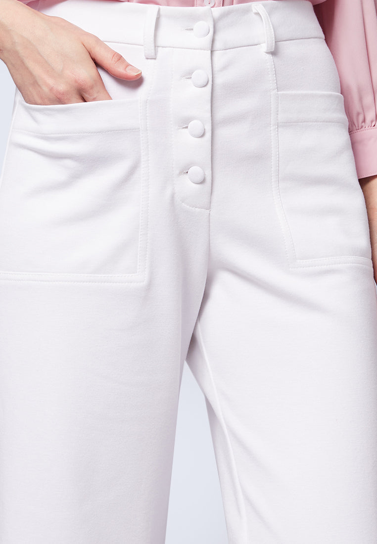 Button Up Culotte with Pocket