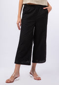 Regular Fit Eyelet Cullotes
