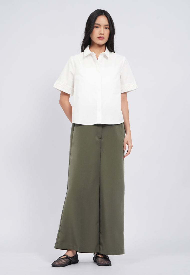 Regular Fit Culotte Pants