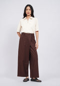 Regular Fit Stripes Wrap Trousers