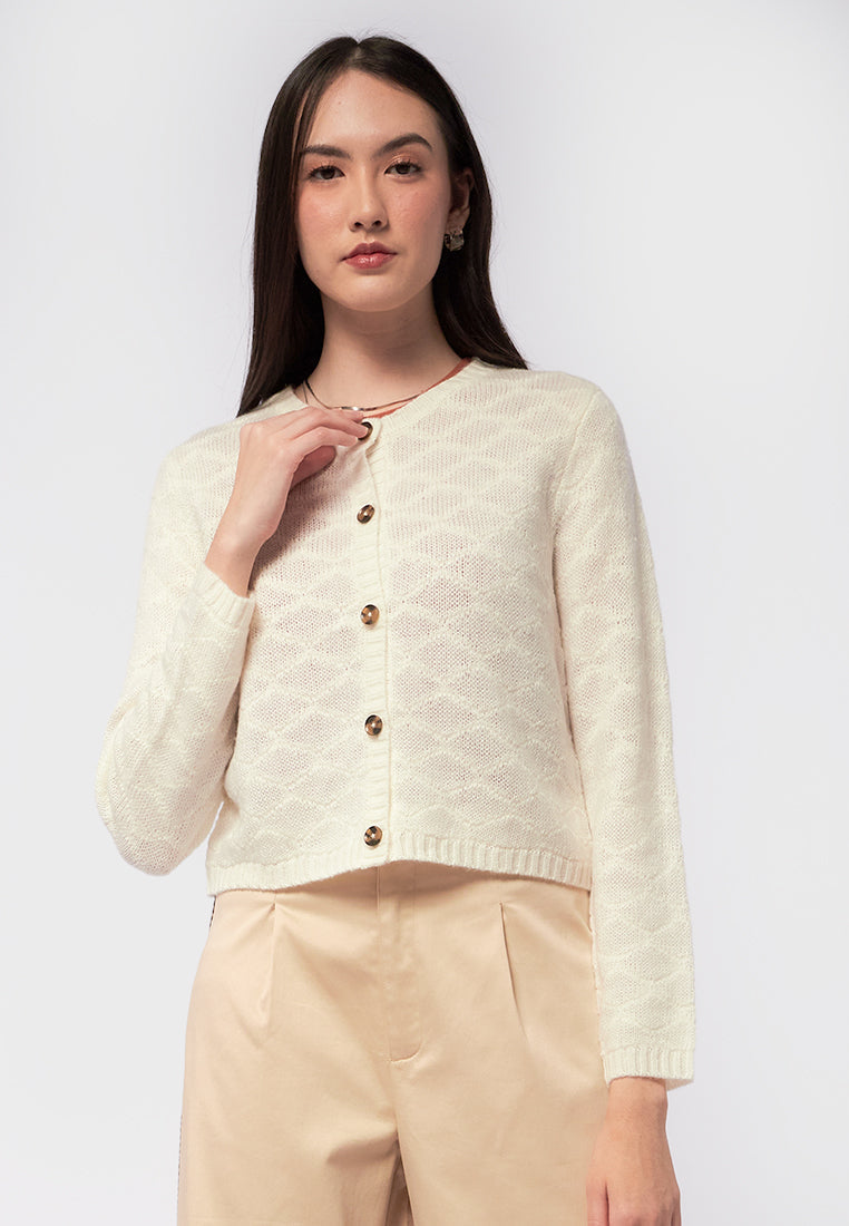Long Sleeve Printed Cardigan