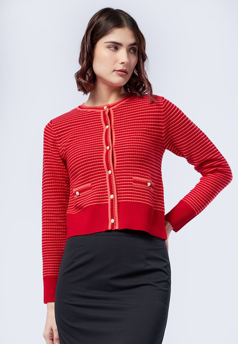 Button Up Knit Cardigan