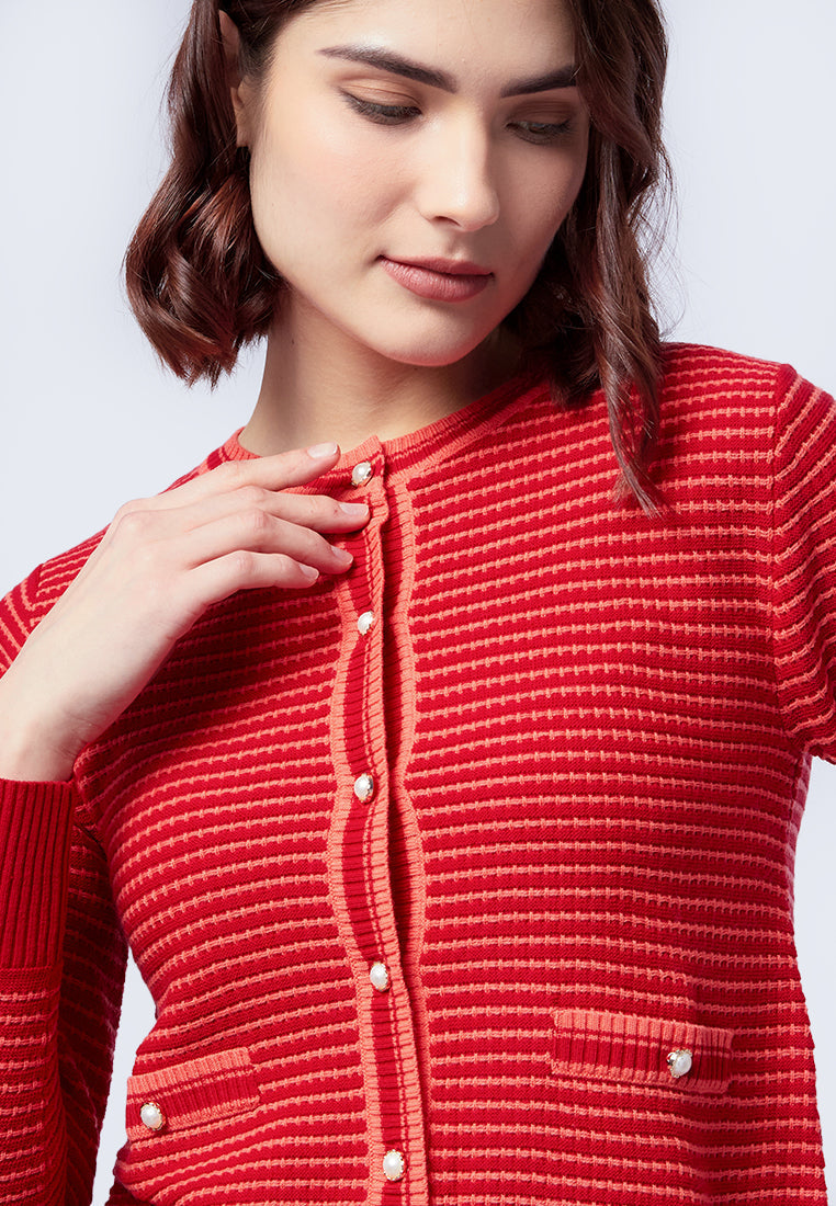 Button Up Knit Cardigan